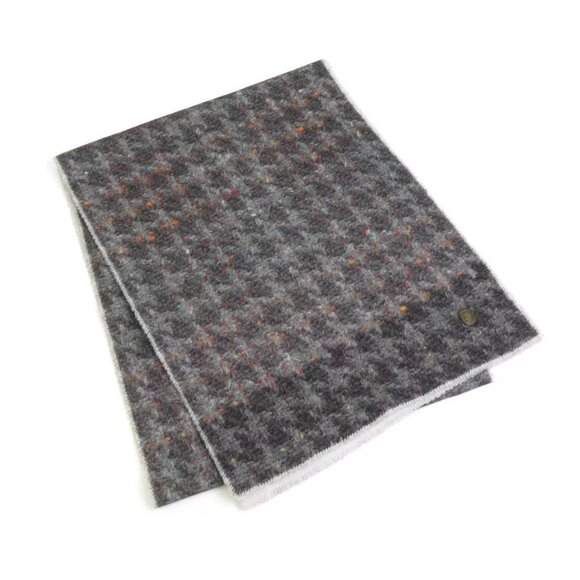 Auth GUCCI Muffler Scarf Gray/Multicolor Wool/Cashmere - Picture 1 of 7